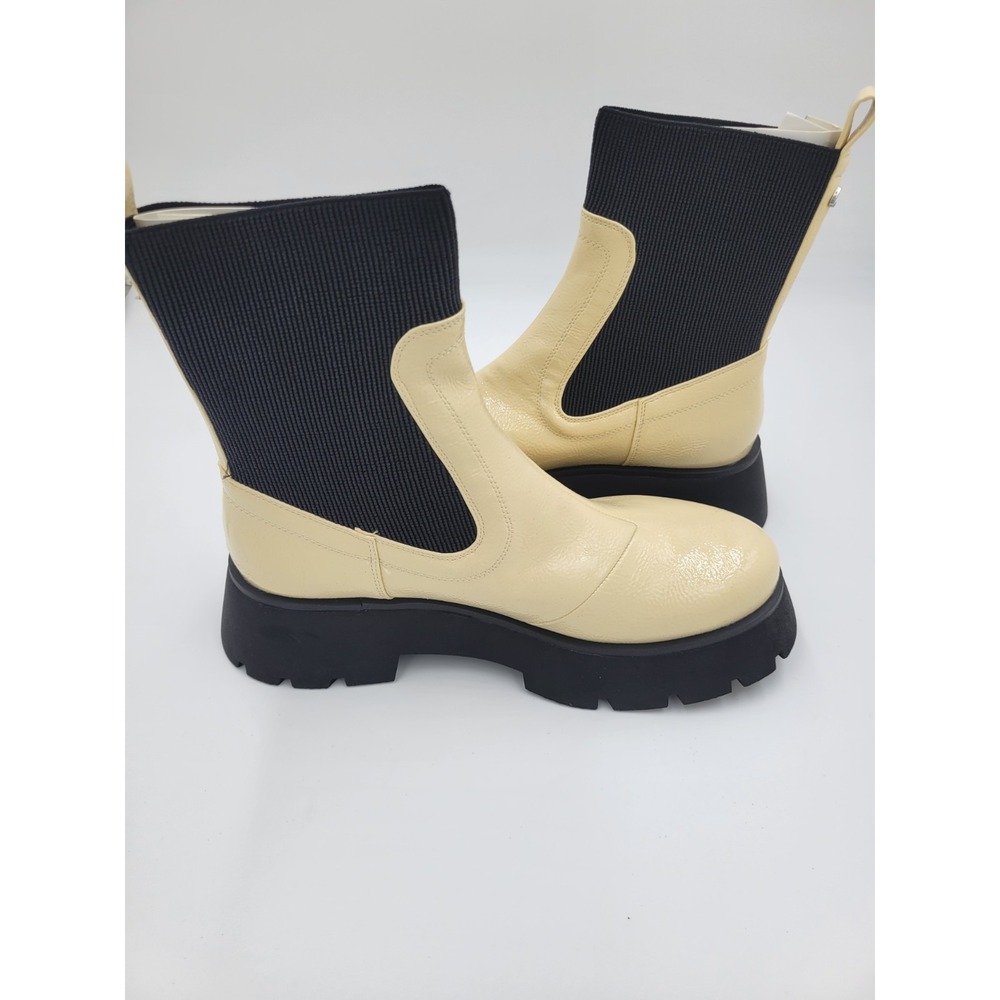Circus By Sam Edelman Women's Boots Eggshell Patent Ankle‎ Boot Sz 10 (New) - Picture 5 of 9
